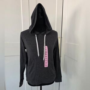 NWT Makers Mark Charcoal Women's Hoodie with Striped Drawstrings